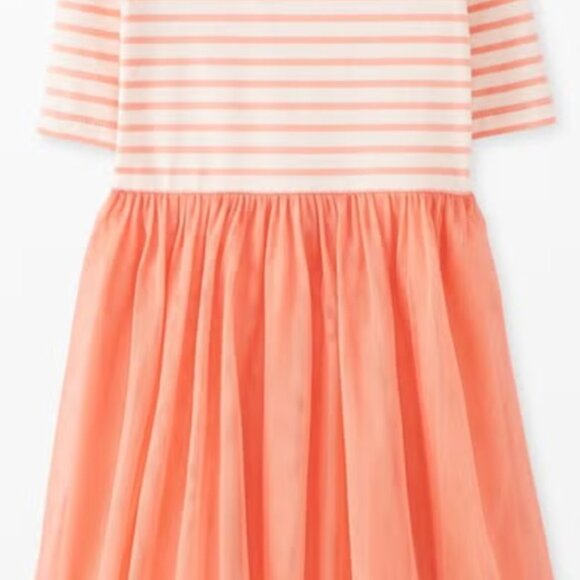 Hanna Andersson Striped Tulle Dress NWOT Size 8 - Picture 4 of 4